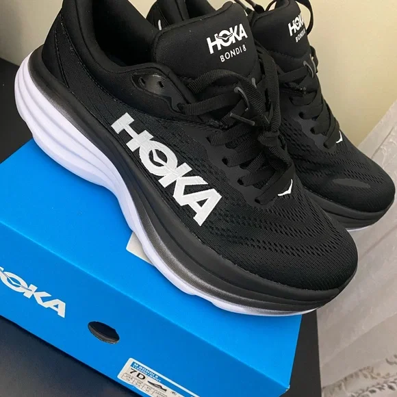 Hoka One One Men's Bondi 8 Running Sneaker Shoes, Size -M7-W8 - Picture 2 of 8